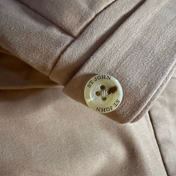 St. John Sport tan career pants 12 the real real - Picture 8 of 9